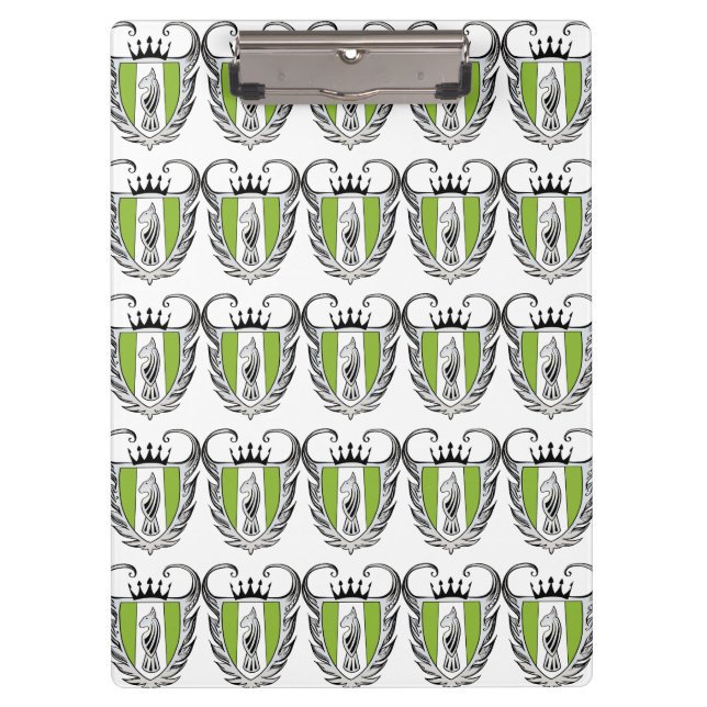 Royal Bull Terrier Klemmbrett (Vorderseite)