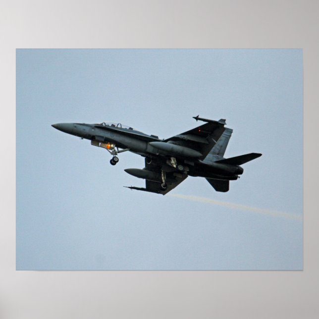 Royal Canadian Air Force CF-18 Hornet Fighter Jet Poster (Vorne)