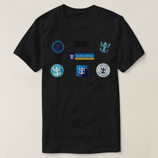Royal Caribbean Sticker Pack 5 - Logo-Aufkleber T-Shirt (Design vorne)