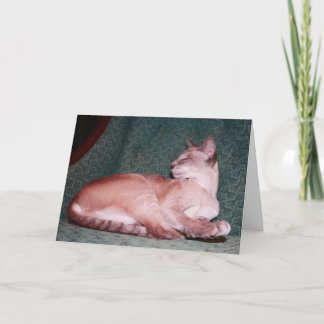 Royal Cat Birthday Card Karte