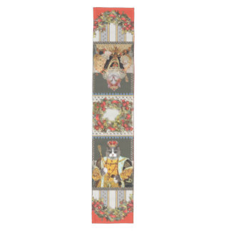 Royal Cat Christmas Table Runner 90x16 Mittelgroßer Tischläufer