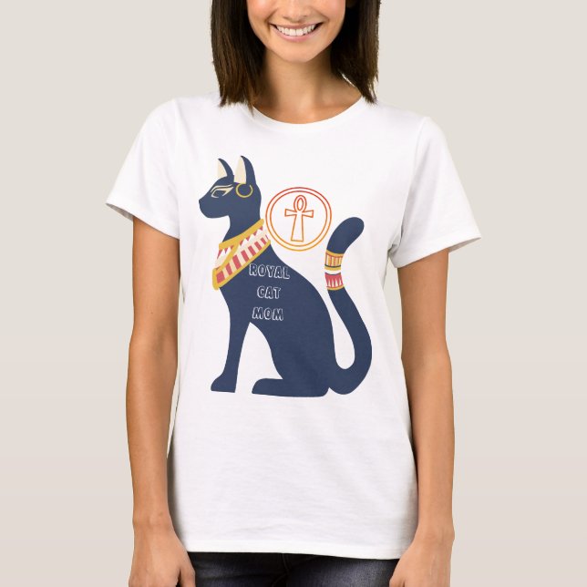 Royal Cat Mama T-Shirt (Vorderseite)