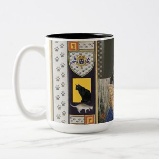 Royal Cat Princess Zwei-Tone-Tasse Zweifarbige Tasse