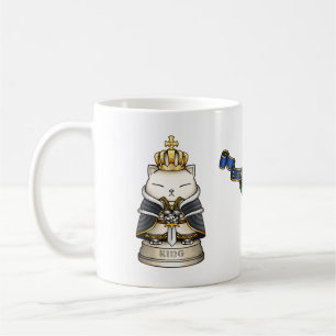 Royal Cat Schess King Piece Kaffeetasse
