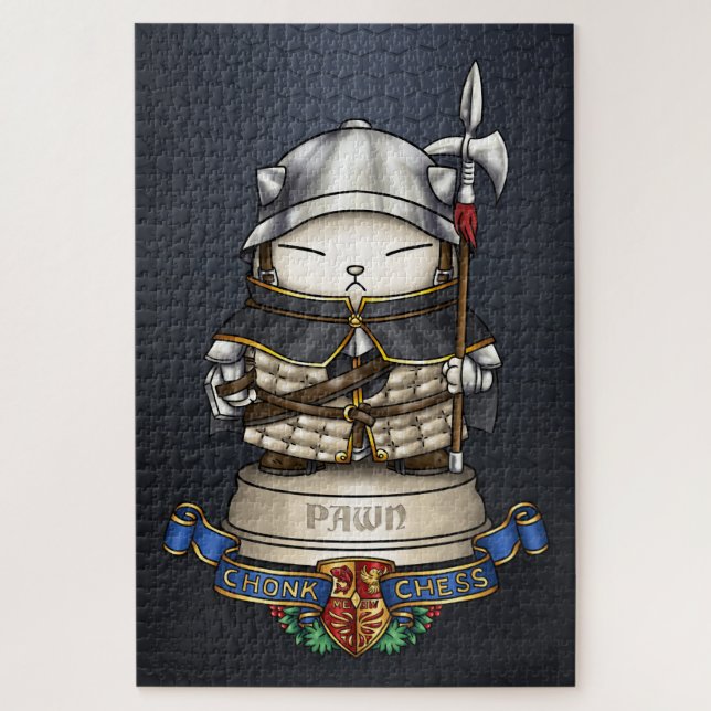 Royal Cat Schess Pawn Piece Puzzle (Vertikal)