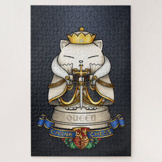 Royal Cat Schess Queen Piece Puzzle