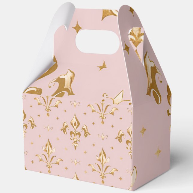 Royal Charm Geschenkboxen mit Handles Geschenkschachtel (Rückseite)