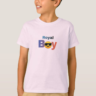 Royal Charm: Jungs' Crowned Majestät T - Shirt" T-Shirt