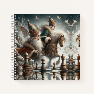 "Royal Chess Fantasy Spiral Notebook" Notizbuch