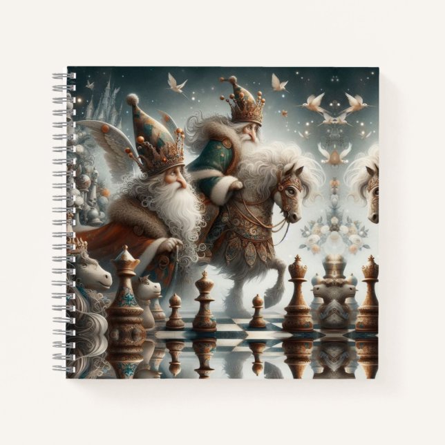 "Royal Chess Fantasy Spiral Notebook" Notizbuch (Vorderseite)