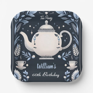 Royal Chic Adult Fairy Tea Party 60. Geburtstag Pappteller