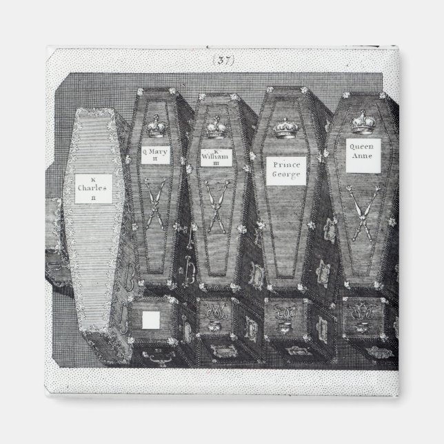 Royal Coffins in Westminster Abbey Magnet (Vorne)