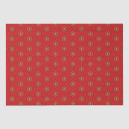 Royal Collection Red and Gold Design Seidenpapier
