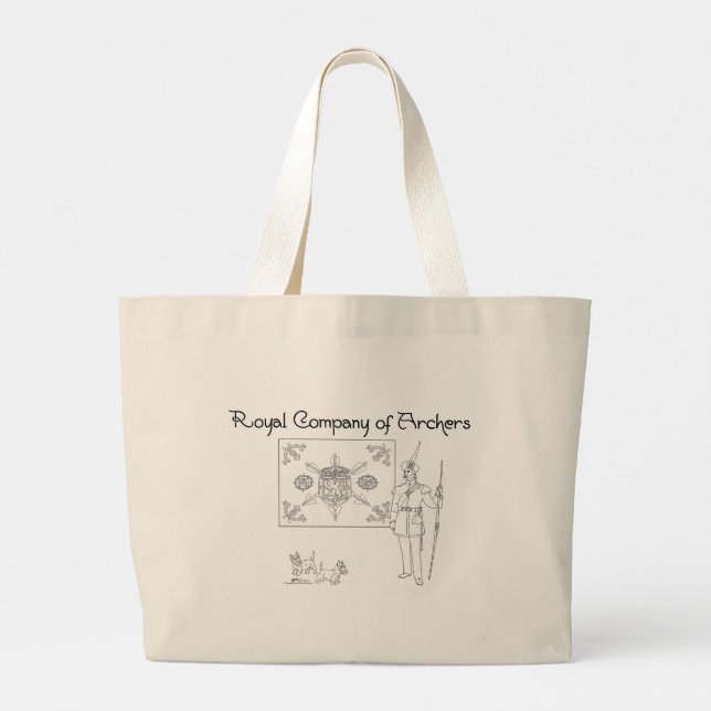 Royal Company of Archers Tote Bag Jumbo Stoffbeutel (Rückseite)