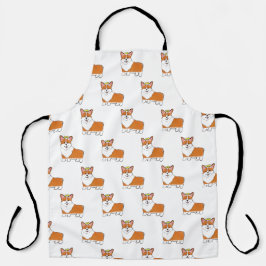 Royal Corgi Hund personalisiert Schürze