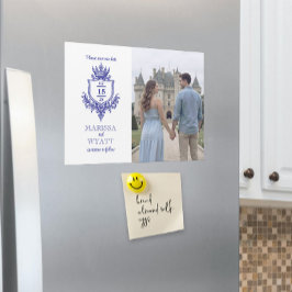 Royal Crest mit Krone Mittelalter Magnetkarte