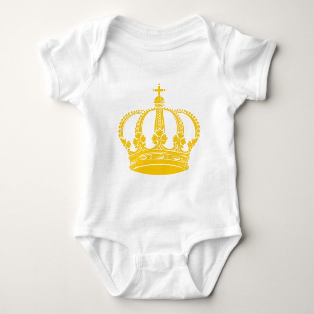 Royal Crown 02 - Amber Baby Strampler (Vorderseite)