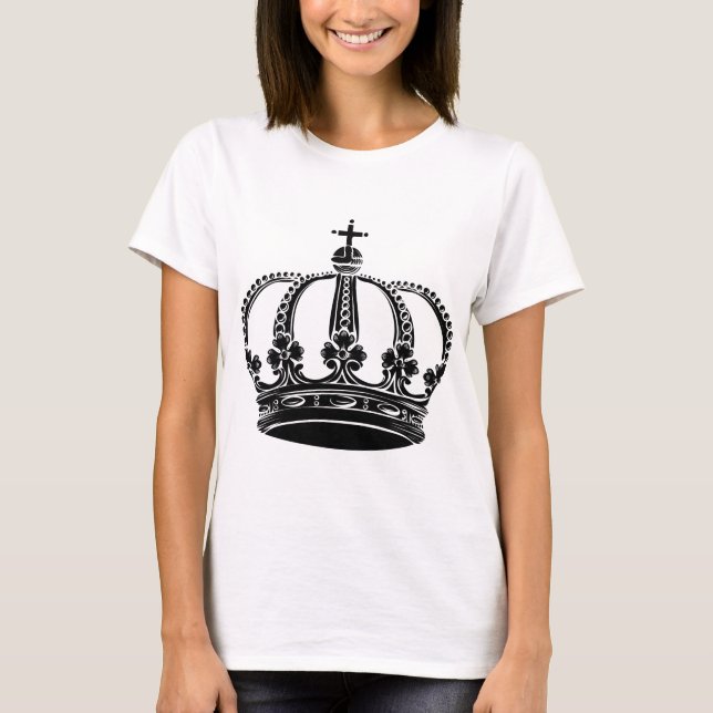 Royal Crown 02 - Black T-Shirt (Vorderseite)