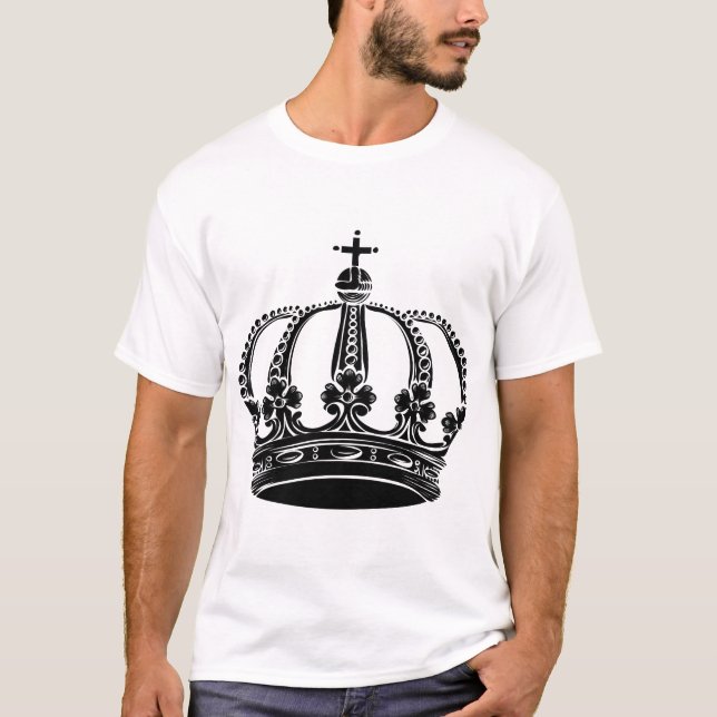 Royal Crown 02 - Black T-Shirt (Vorderseite)