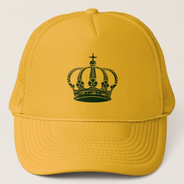 Royal Crown 02 - Dark Green Truckerkappe (Vorderseite)