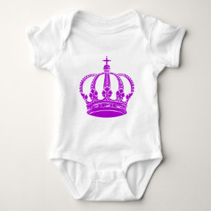 Royal Crown 02 - Violett Baby Strampler
