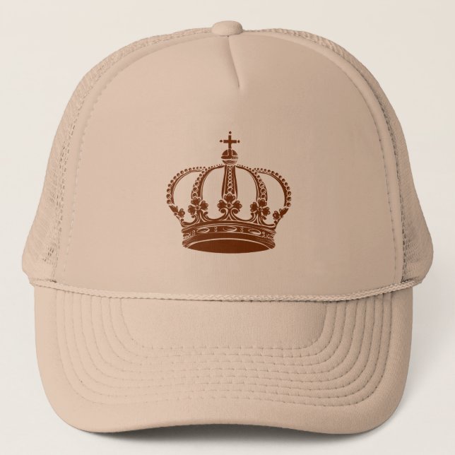 Royal Crown 02 - Walnut Truckerkappe (Vorderseite)