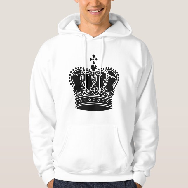 Royal Crown - Black Hoodie (Vorderseite)