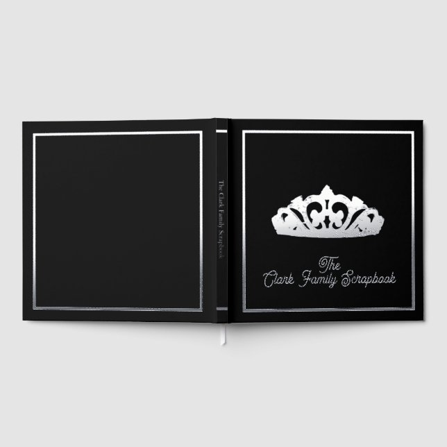 Royal Crown Foil Scrapbook Gästebuch (Voll)