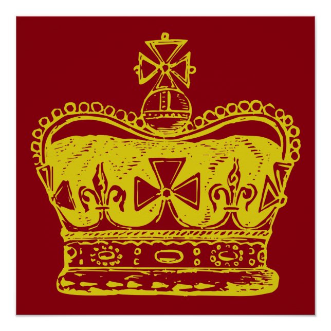 Royal Crown Graphic Poster (Vorderseite)