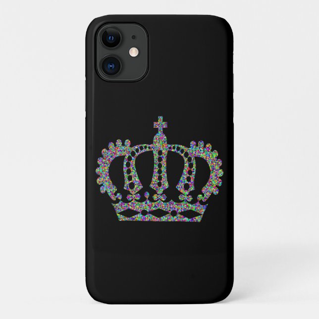 Royal Crown in Mustern Case-Mate iPhone Hülle (Rückseite)