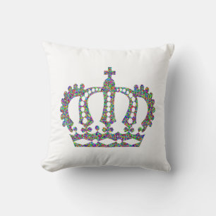 Royal Crown in Mustern Kissen