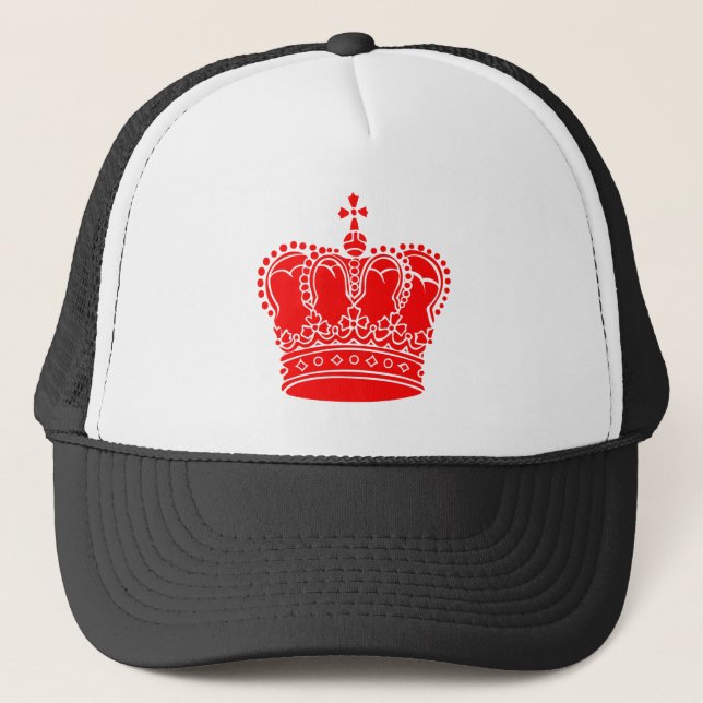 Royal Crown - Red Truckerkappe (Vorderseite)