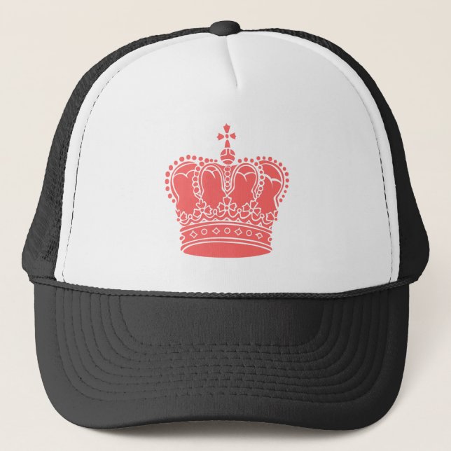 Royal Crown - Tropical Pink Truckerkappe (Vorderseite)