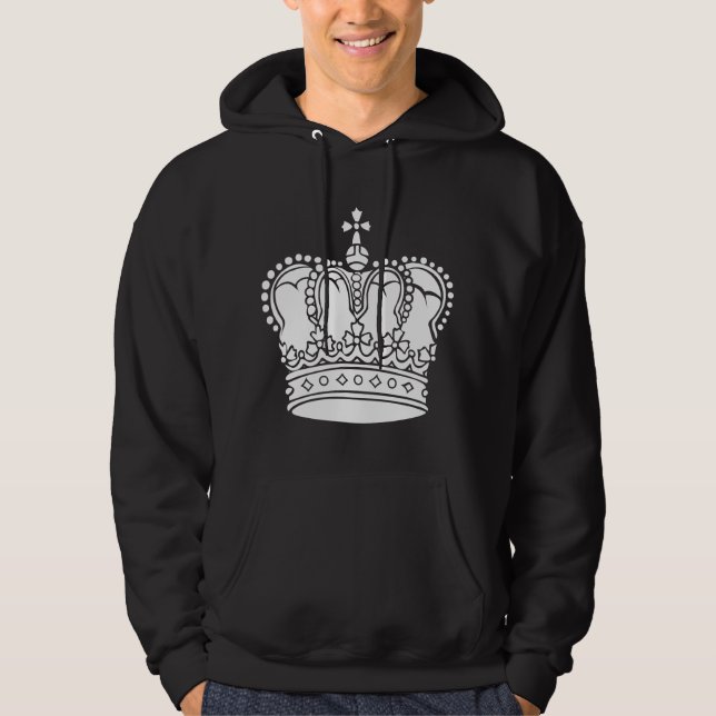Royal Crown - weiß Hoodie (Vorderseite)