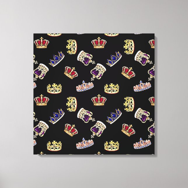 Royal Crowns Canvas Print Leinwanddruck (Vorderseite)