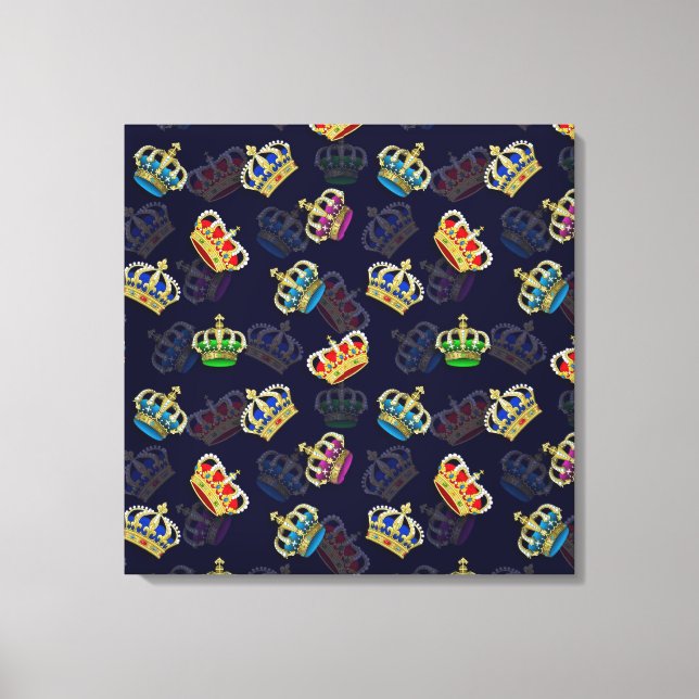 Royal Crowns Canvas Print Leinwanddruck (Vorderseite)