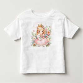 Royal Cuddle - Prinzessin und Bär Kleinkind T-shirt
