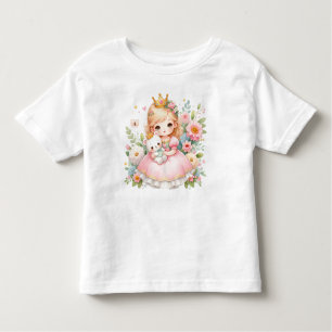 Royal Cuddle - Prinzessin und Bär Kleinkind T-shirt