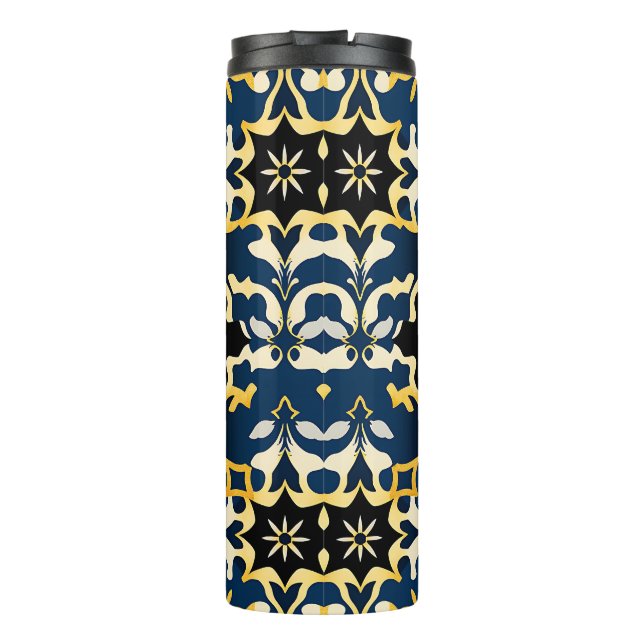 Royal Damask Sternmuster Tumbler Thermosbecher (Rückseite)