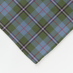 Royal Deeside Scotland District Tartan Fleecedecke