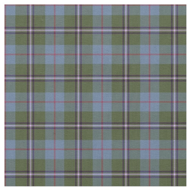Royal Deeside Scotland District Tartan Stoff (Nahaufnahme)