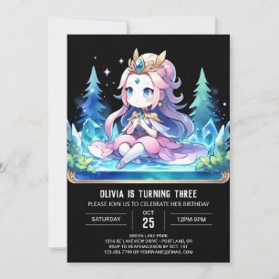 Royal Digital Princess Birthday Einladung