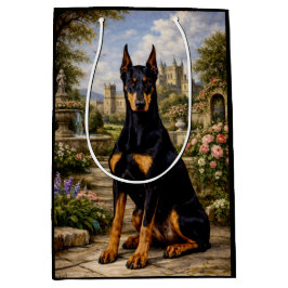Royal Doberman Garden Mittlere Geschenktüte