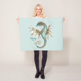 Royal Dragon New Baby Blanket Fleecedecke