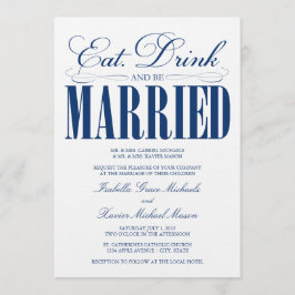 Royal Eat, Drinks & Be Verheiratet | Einladung zur