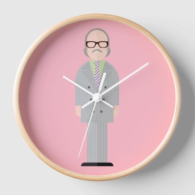 Royal - Eccentric Character Wall Clock Uhr (Vorderseite)