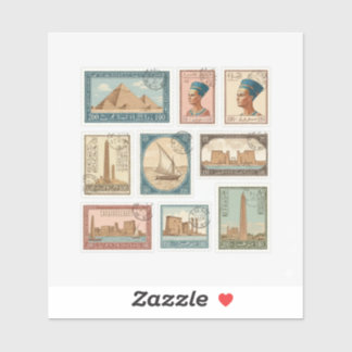 Royal Egypt Stamp Collection Aufkleber