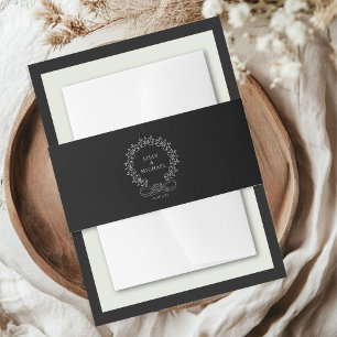 Royal, Elegant, Hochzeit Einladungsbanderole