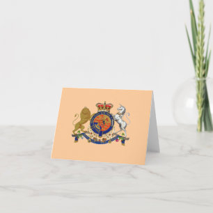 Royal Emblem ~ Karte / Einladungen