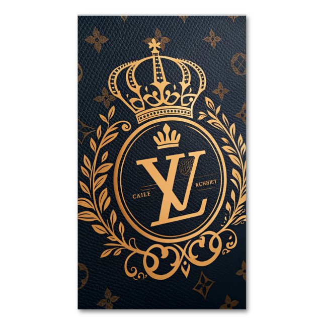 Royal Emblem  Magnetische Visitenkarte (Vorderseite Vertikal)